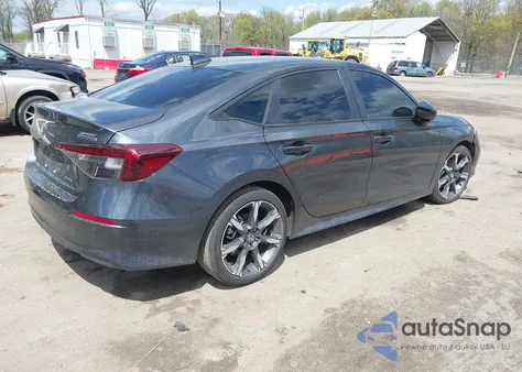 2025 Honda Civic Hybrid Sport/Sport Touring from USA, damaged, VIN 2HGFE4F84SH302357